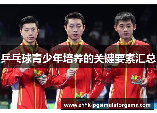 乒乓球青少年培养的关键要素汇总