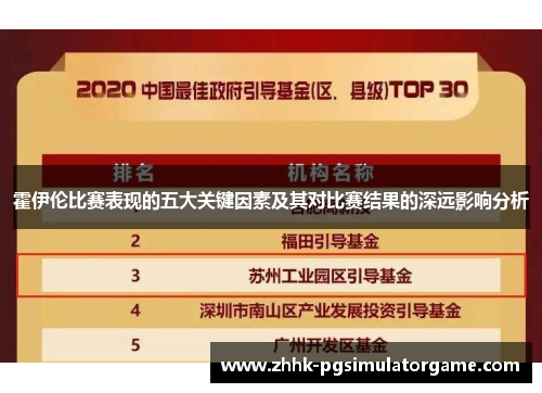霍伊伦比赛表现的五大关键因素及其对比赛结果的深远影响分析